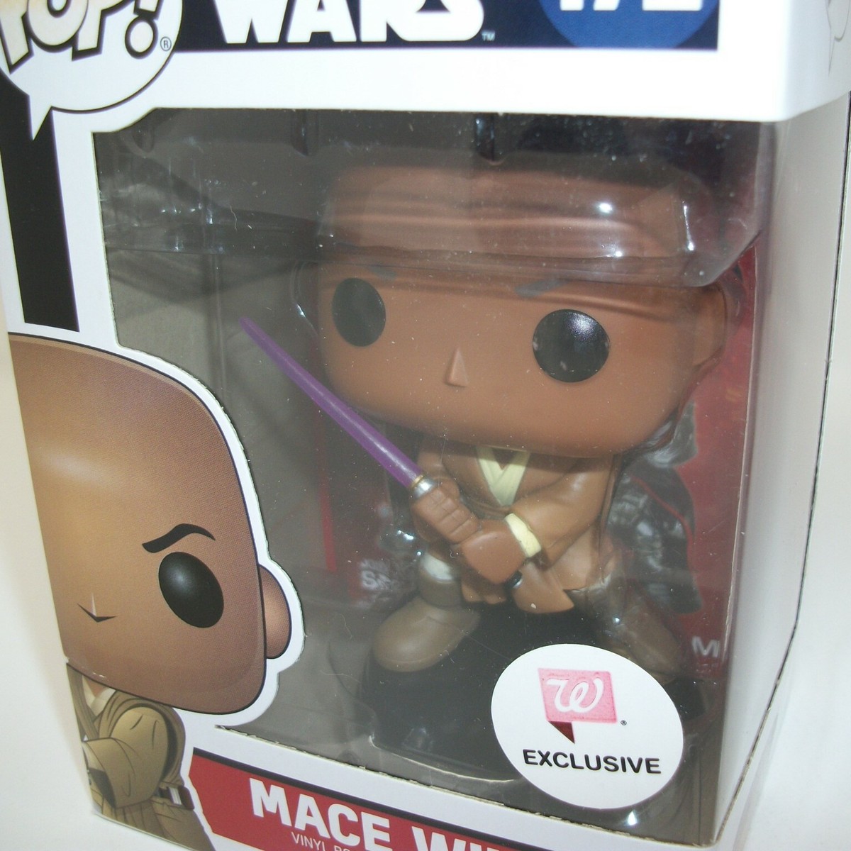 FunkoPop！172 MACE WINDU メイス ウィンドゥ　限定版 Funko POP Star Wars Mace Windu 172 Vinyl Bobble Head Figure
