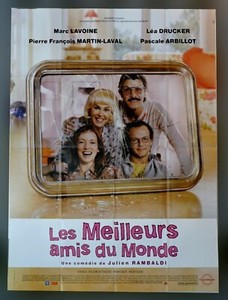 Affiche Cinema 1 X 160 Les Meilleurs Amis Du Monde Lavoine Drucker Ebay
