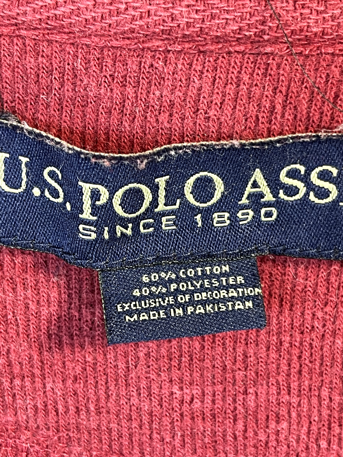 Maglione US Polo Association grande 1 4 zip uomo grigio pullover felpa pony