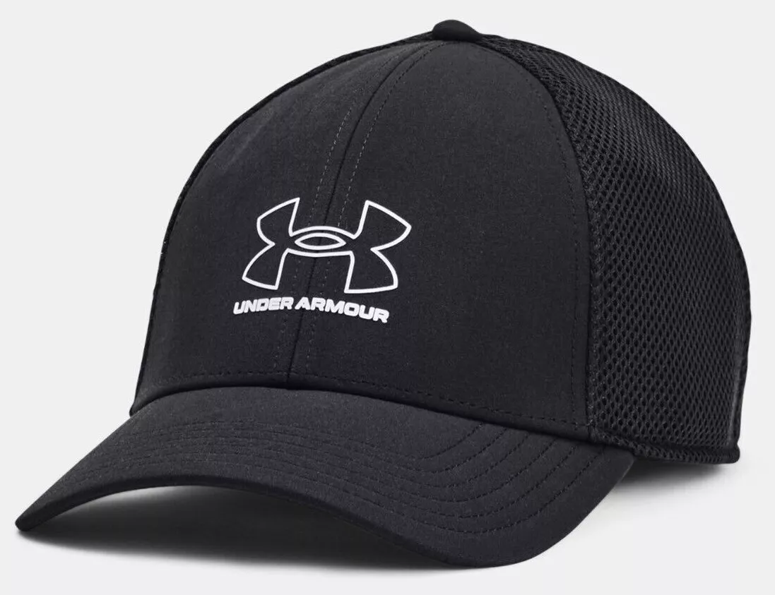 Under Armour Men s UA Iso Chill Driver Golf Mesh Cap Stretch Flex Fit Cap Hat