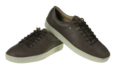 Boxfresh men's shoes BXFH LO LEA sneaker men's leather shoes size EU 42 dark brown