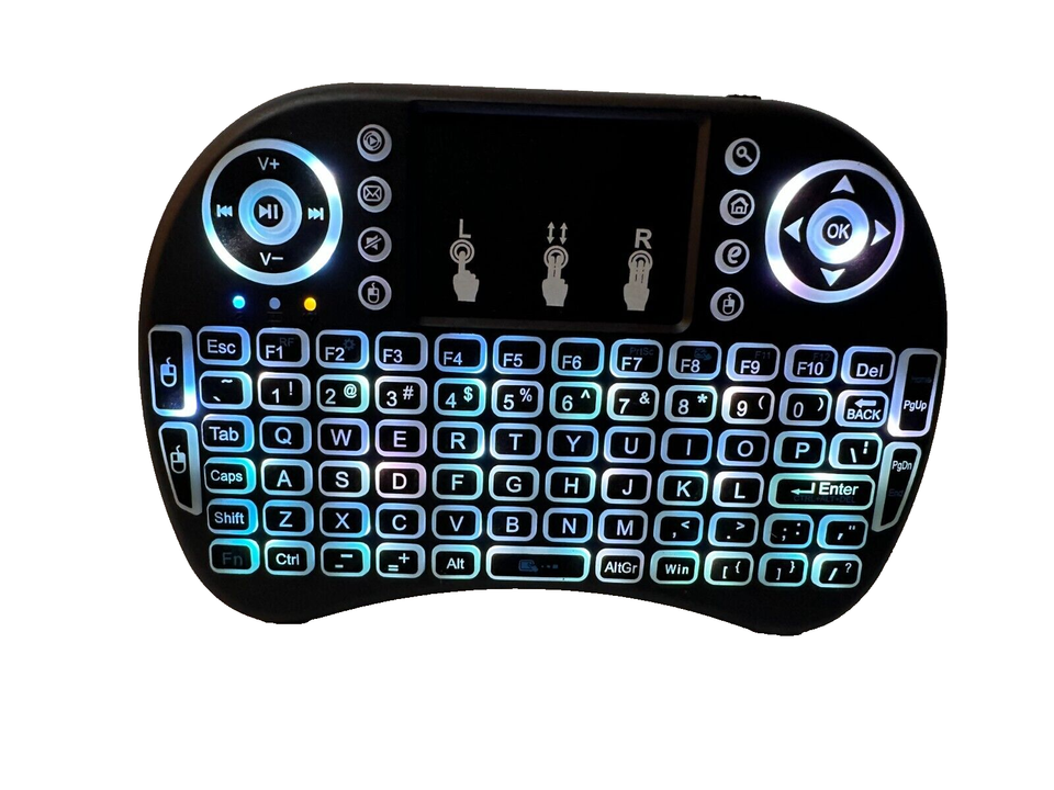 *100x UNITS* i8 2.4GHz Mini Wireless Keyboard Touchpad QWERTY Mouse USB ...
