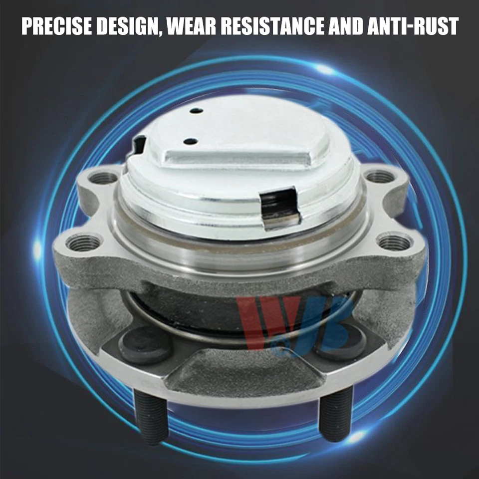 2PC Front Wheel Bearing Hub Assembly Fit for Infiniti G37 M35 M45 M37 M56 590376 Foto 4 de 4