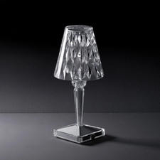 Diamant Kristall LED Schreibtisch Tischlampe Nacht Licht Wireless Touch USB Heim