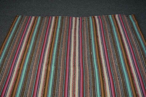 5x5 Vintage Traditional Flat Tribal Wool Kilim Handmade Oriental Area Rug Carpet - Picture 5 of 9
