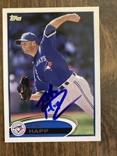 2012 Topps Update #US286 J.A. Happ Autograph Signed