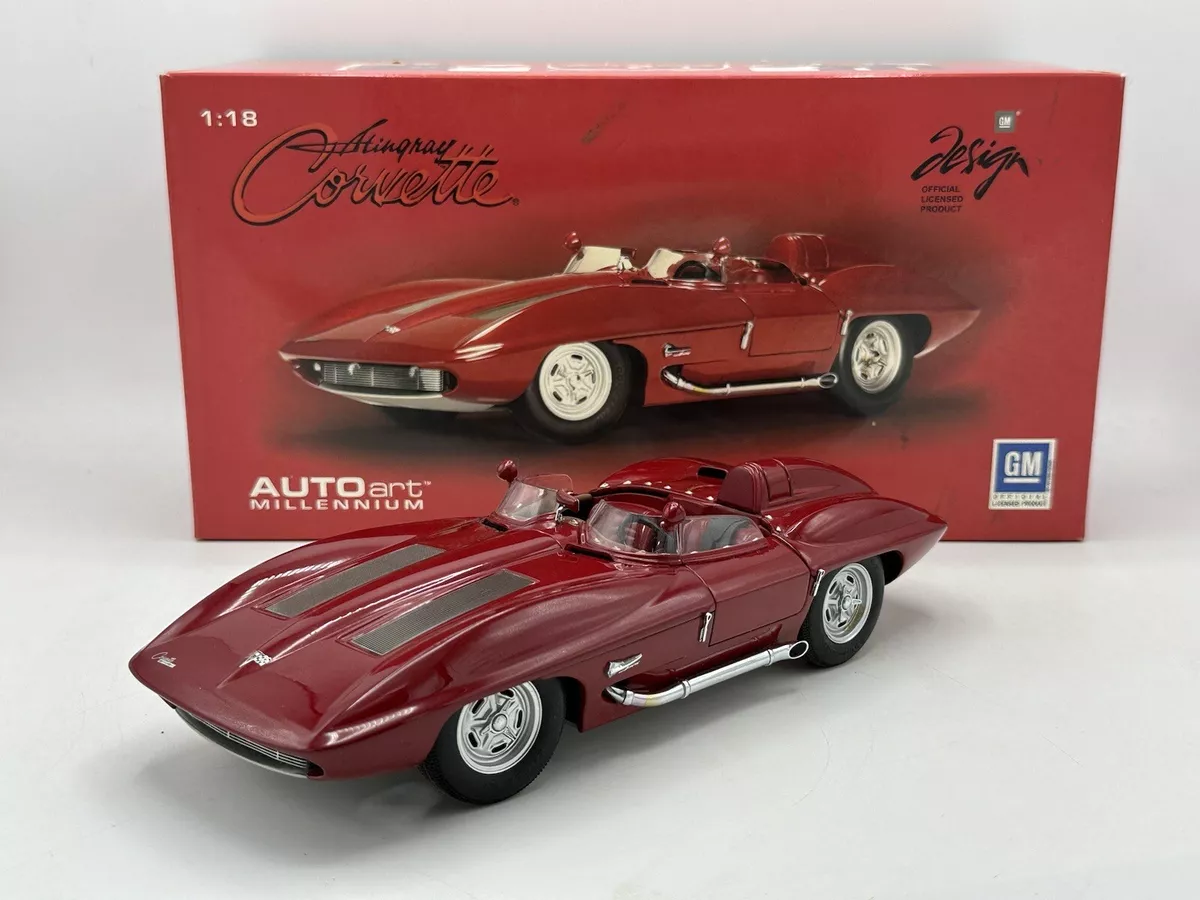 AUTOart 1 18 Scale Diecast Model Corvette Stingray Concept Red 1959