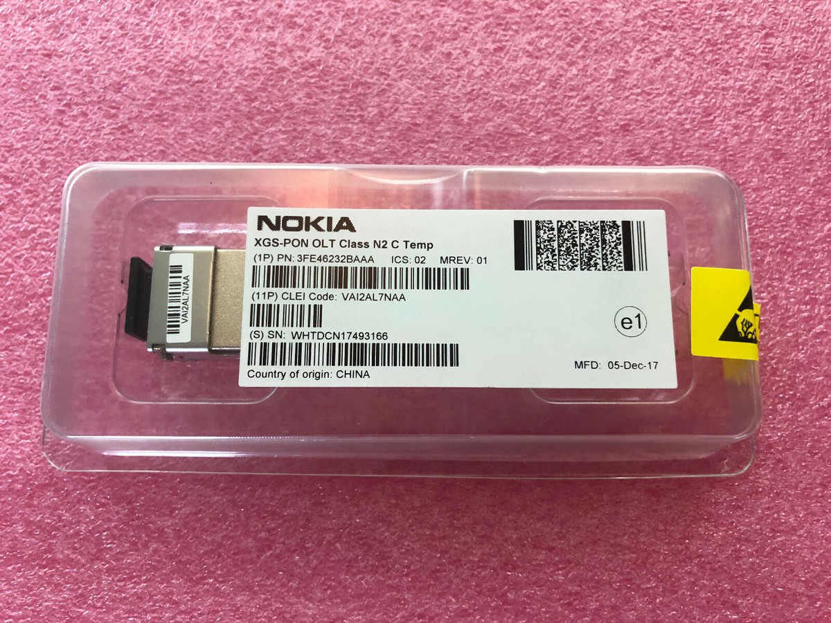 NOKIA 3FE46232BA AA XGS-PON OLT Symmetric 10G Class N2 C