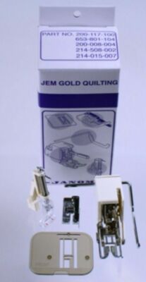 Janome Sewing Machine Jem Gold Silver Quilt Kit New