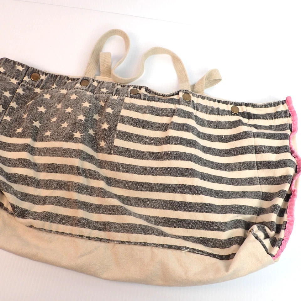 Bolso de Mano Xhilaration Target Grande Bandera Americana Impreso de Lona de 2013 Foto 3 de 4