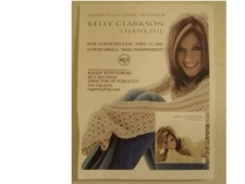 KELLY Clarkson Presser Kit Avec Photo Comme Page Thankful