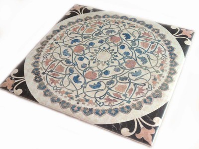 Fliesen 1qm ( 5 Stk ) mediterrane Bodenfliesen 45x45cm aus Keramik