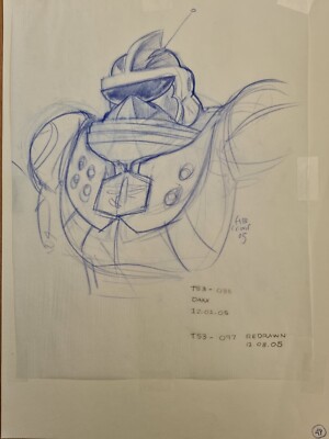 Seltene Disney TOY STORY 3 Original Animation Art Figurenzeichnung #49