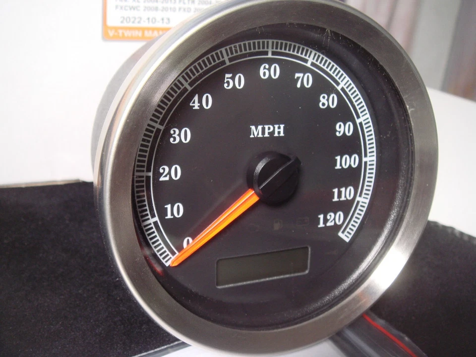 Harley 4" Speedometer 04-13 Programmable Electronic 2210-0458 V-Twin 39-0876 Y2 - Image 3 of 4