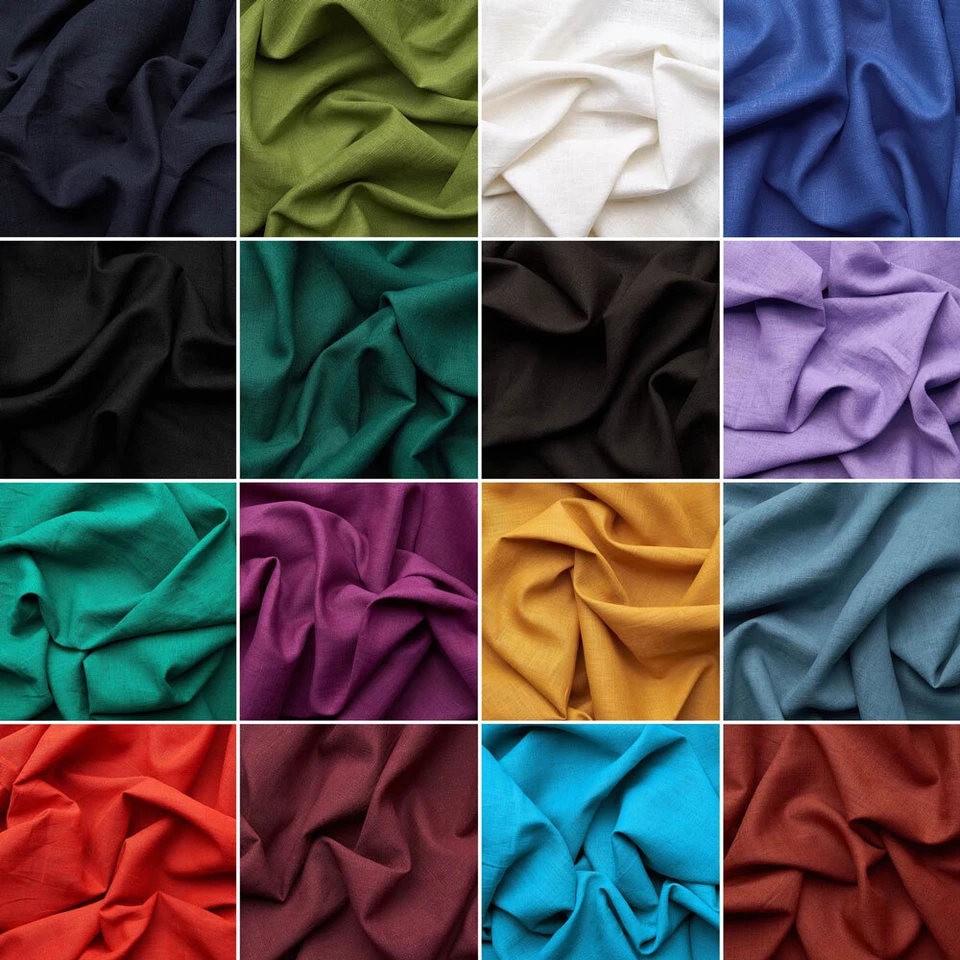 AKTIVSTOFFE Authentic Öko Leinen CLASSIC - mittelschwerer Leinenstoff, 100% Leinen - per lfm