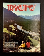 1983 Travel Times Canada Vacation Tourist Recreation Vintage Booklet Magazine
