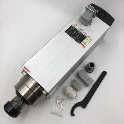 7.5KW ER32 Spindle Motor 220V Air-cooling 18000rpm High Speed Motor CNC Woodwork