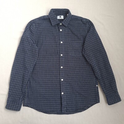 NN07 No Nationality Herren Hemd mit Knopfleiste Größe M Regular Fit Heavyweig...