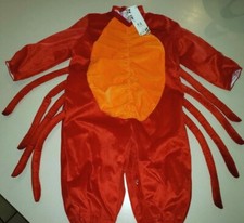 boys girls RED LOBSTER HALLOWEEN COSTUME lots of legs size 12/18 month LINED NWT