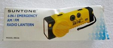 Vintage Suntone 4-In-1 Emergency AM/FM Radio Lantern  Yellow  BRAND NEW
