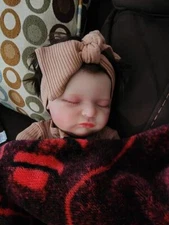 Lifelike Sleeping Reborn Dolls 19" Poseable Realistic Baby Doll Girl Newborn