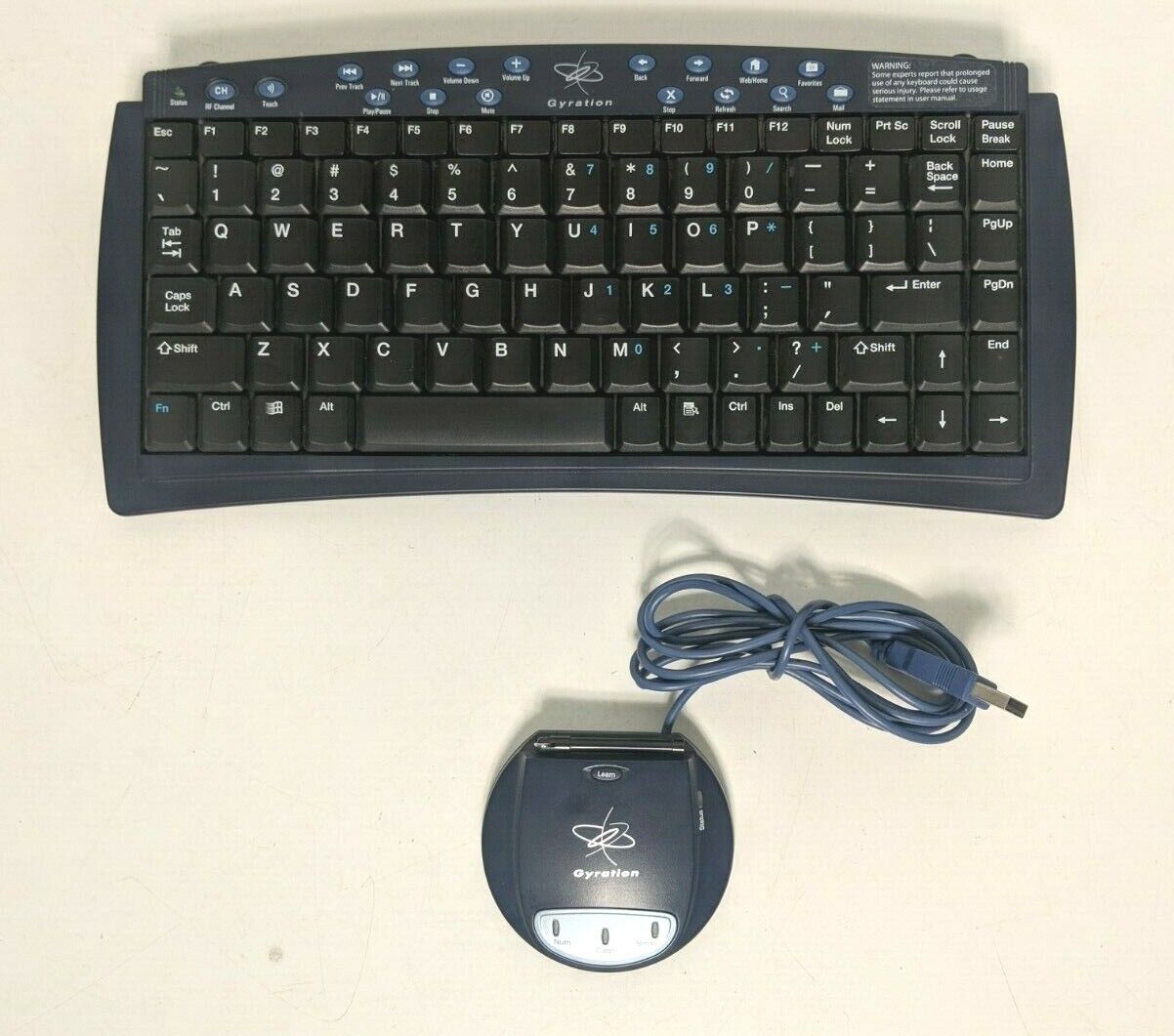 Gyration 30ft. Compact Keyboard w/ RF Receiver