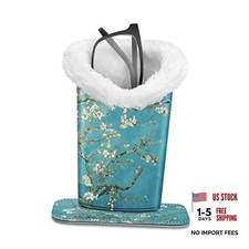 Plush Lined Eyeglasses Holder, Glasses Stand Case For Nightstand  Blossom