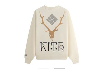 Kith South2 West8 Columbia Nelson Crewneck Size MEDIUM - Sandrift Brand New