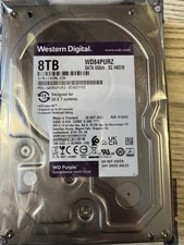 Western Digital WD Purple 8TB HDD SATA lll Surveillance Hard Disk Drive WD84PURZ
