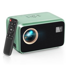 1080P WiFi Bluetooth Projector, Auto Focus Mini Projector for Movies, HDMI USB P