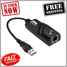 USB 3.0 Gigabit Ethernet LAN RJ45 1000Mbps Network Adapter For Windows PC Mac