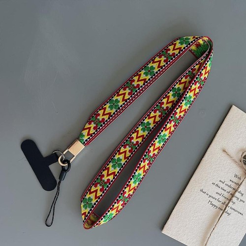 Ethnic Style Pattern Phone Anti-lost Rope Detachable Phone Case Chain Straps - Photo 10 sur 10