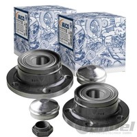 2X Vaico RADLAGER-SATZ Hinten Passend FüR Fiat 500L Doblo Tipo Opel Combo |
