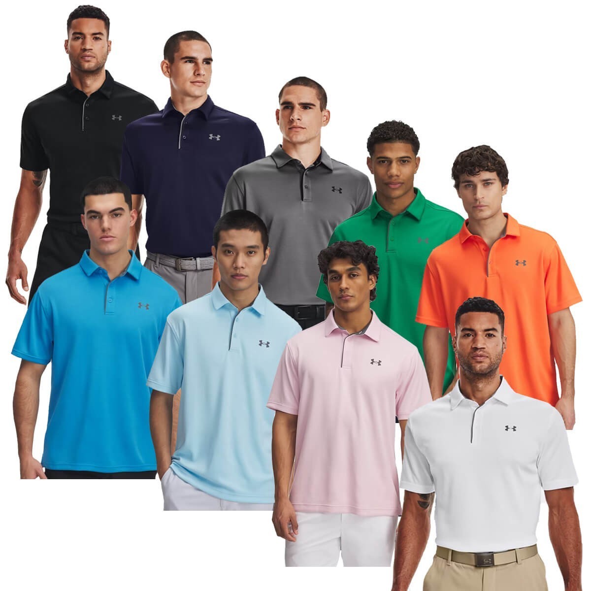 Camisa Polo Ligera Texturizada De Secado Rápido Para Hombre Under Armour