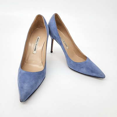 MANOLO BLAHNIK Wildleder Schuhe 120486