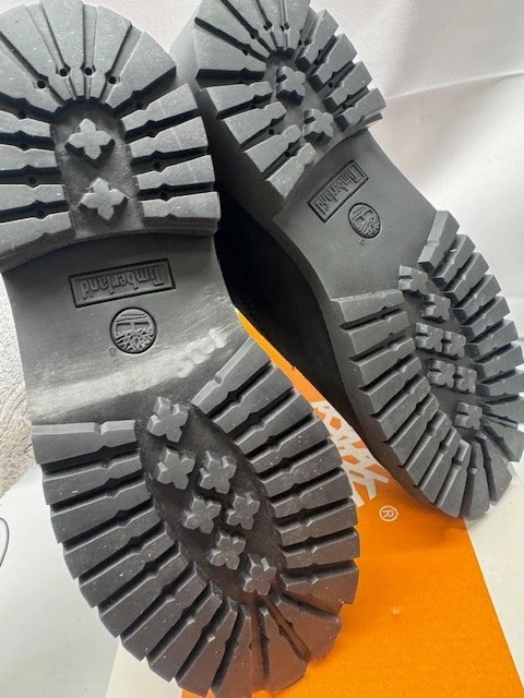 Timberland Premium 6 pulgadas Encaje Impermeable Juvenil 1M - NEGRO-TB112707001 *Nuevo Foto 2 de 4