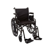 McKesson Lightweight Wheelchair Steel 18"W Swing-Away Footrest
