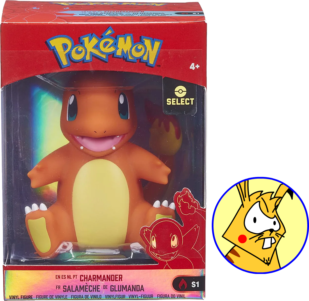 Charmander Vinyl Figurine - Pokemon Select 4inch Nintendo - Jazwares
