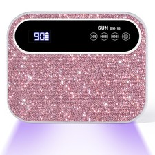 Led Nail Lamp, 126W Gel Nail Light Rechargeable Professional Lamp 42Pcs Beads...