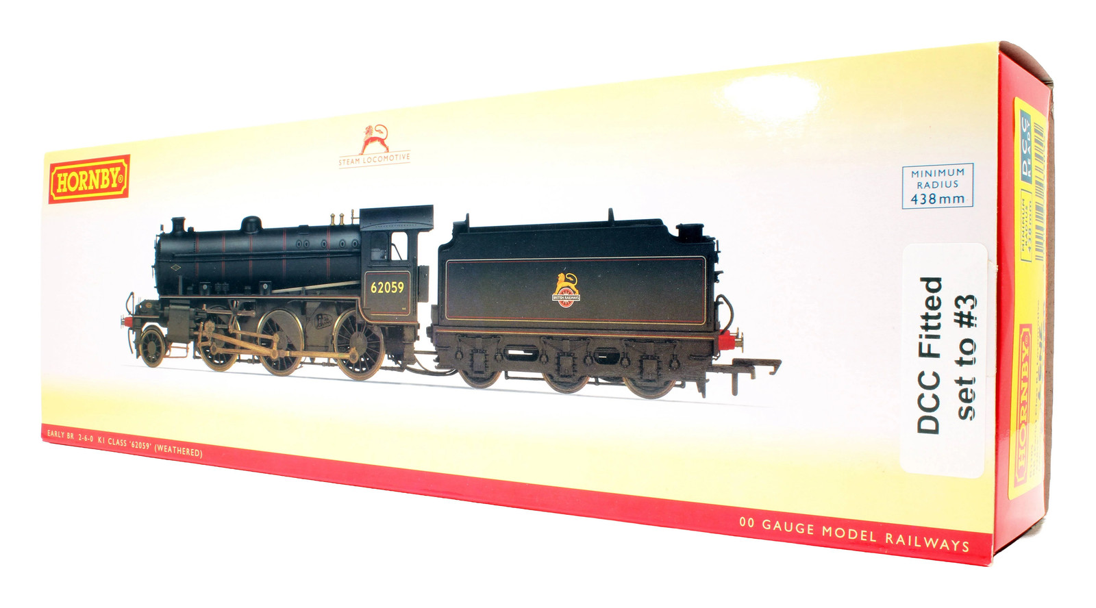 HORNBY OO GAUGE R3305 BR CLASS K1 '62059' STEAM LOCOMOTIVE *DCC/WEATHERED*