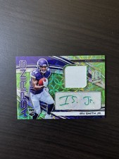 Irv Smith Jr 2019 Spectra Rookie Aspiring Patch Autograph Neon Green /50 RC Auto