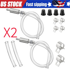 2pcs Brake Bleeder Hose One Way Check Valve Tube Bleeding Tool Kit Silver Us 2pcs Brake Bleeder Hose One Way Check Valve Tube Bleeding Tool Kit Silver Us