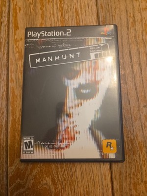 Manhunt (Sony PlayStation 2 PS2) Complete CIB w Manual Rockstar Games Clean Disc