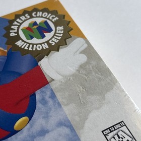 NEW Super Mario 64 Nintendo 64 N64 Authentic Sealed Players Choice VGA WATA CGC