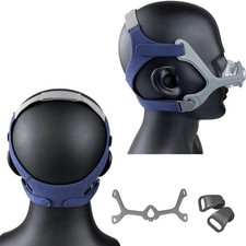 Wisp CPAP Mask Headgear Strap with Fabric Frame and Magnetic Clips...