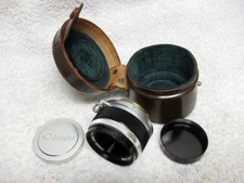 Vintage CANON 35mm f/2.8 Leica Screwmount LTM LENS for Rangefinder w/ CASE. -EP-