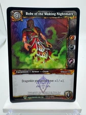World of Warcraft TCG Foil Promo Worldbreaker Robe of the Waking Nightmare