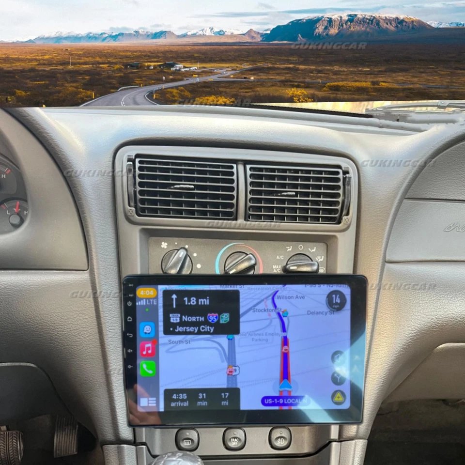 For Ford Mustang 1994-2004 10.1" Android13 Carplay Car Stereo Radio GPS 4+64GB - Imagem 3 de 4