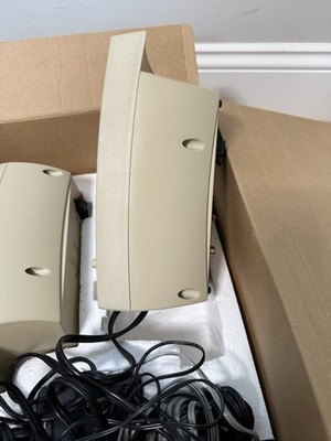 Apple Design M 6082 Vintage Powered Computer Speakers M6082 Stock