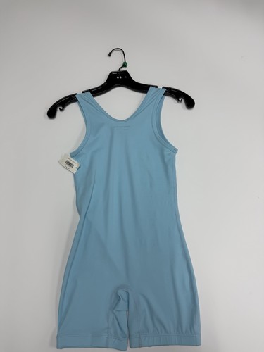 WrestlingMart Light Blue Youth Large Singlet (Men’s 2XS) - Picture 2 of 3